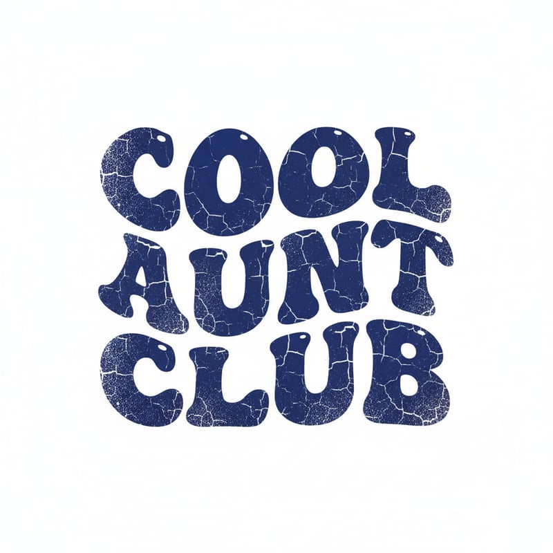 Cool Aunt Club Retro Graphic Design