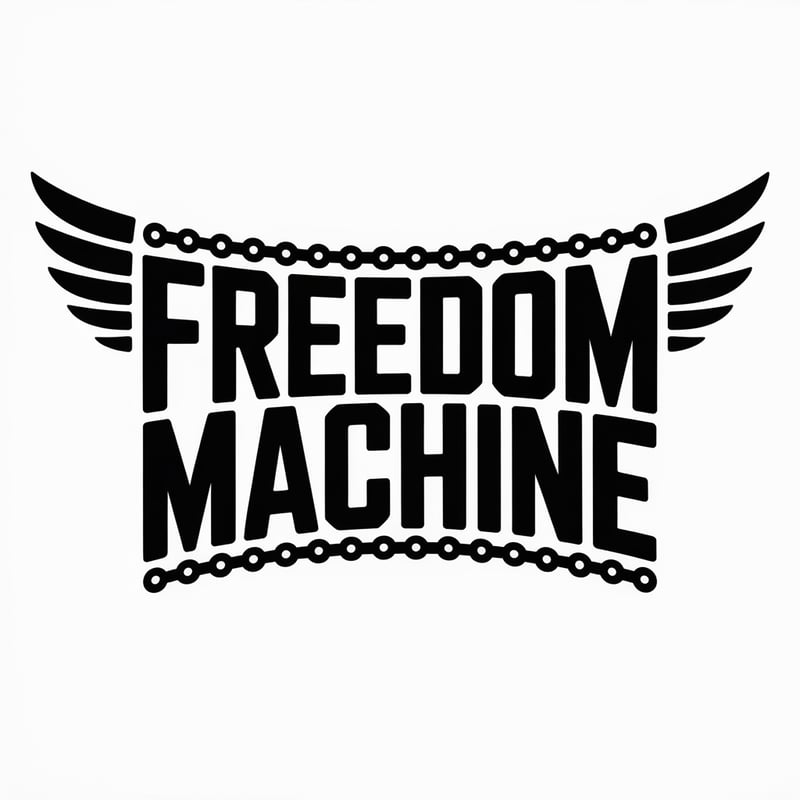Biker Typography Vector Art