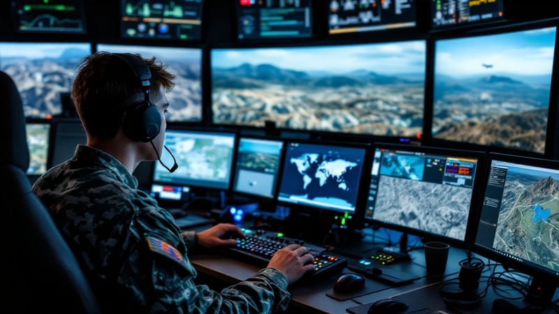 Military Drone Operator at Fort Bragg