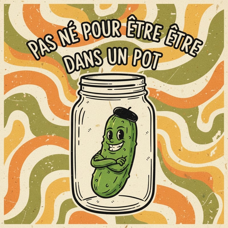 Funny Sarcastic Pickle Cartoon