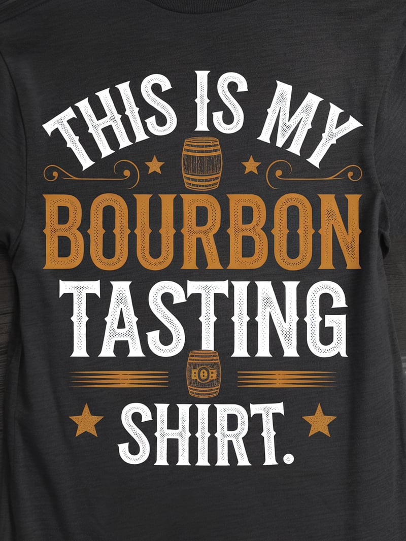 Bourbon Tasting Shirt Design