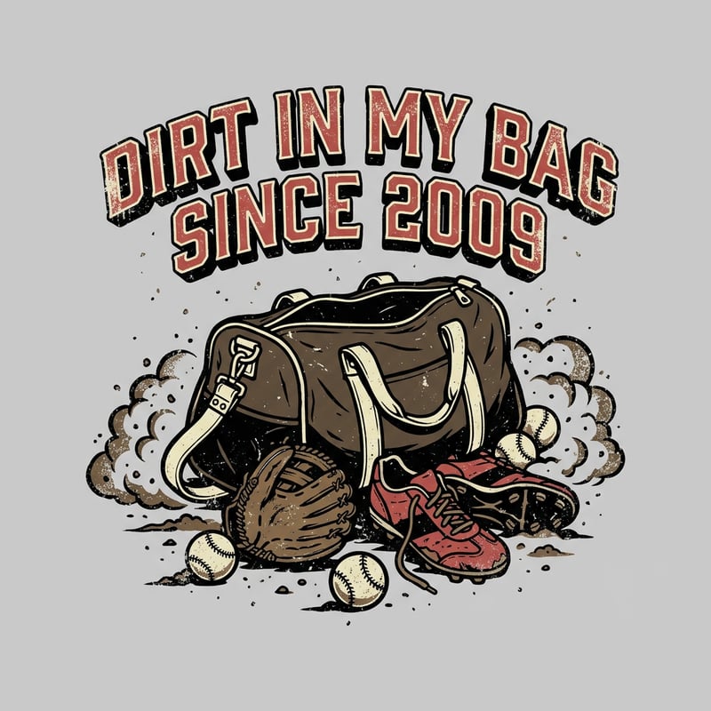 Retro Baseball T-shirt Design