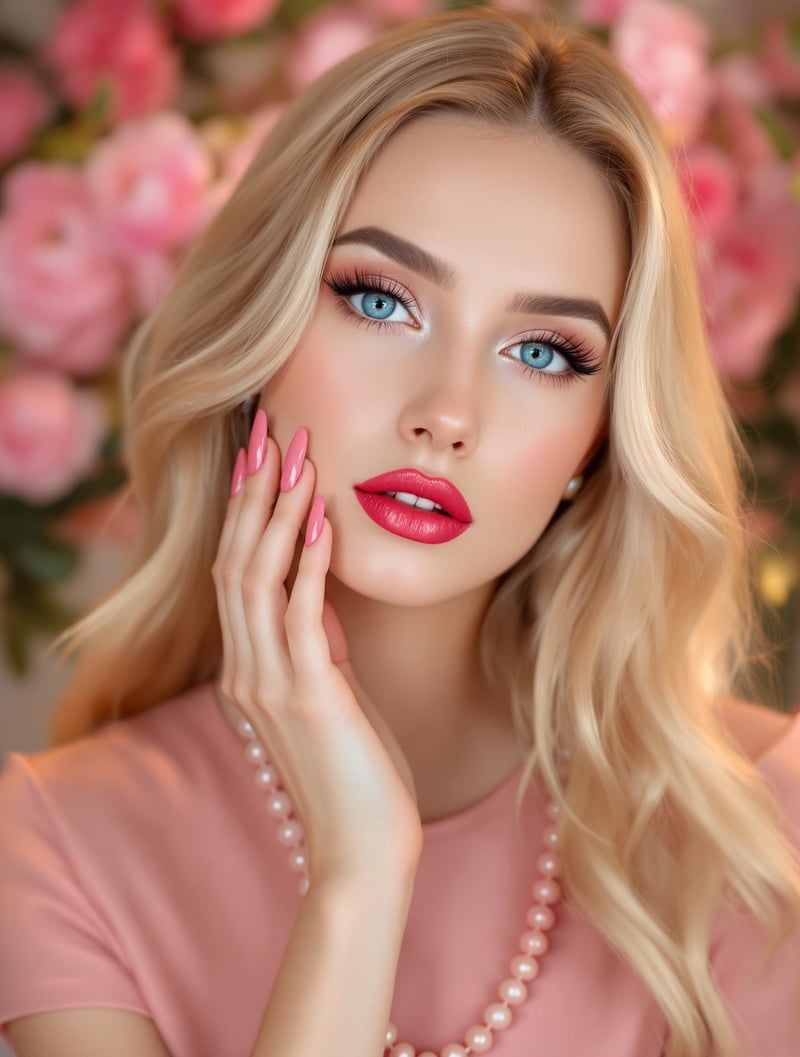 Glamour Portrait of Blonde Woman