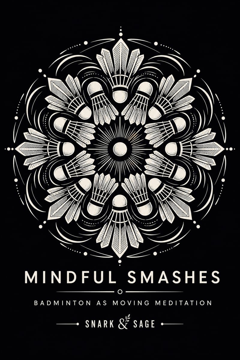 Badminton Shuttlecock Mandala Design