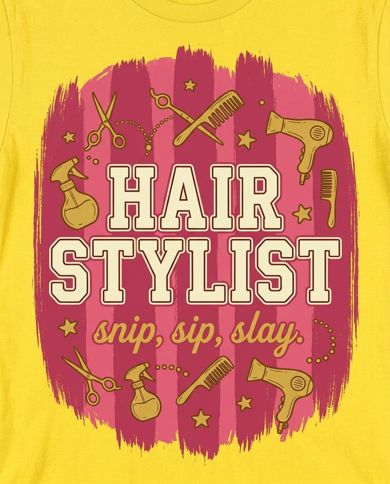 Retro Hair Stylist Graphic Tee