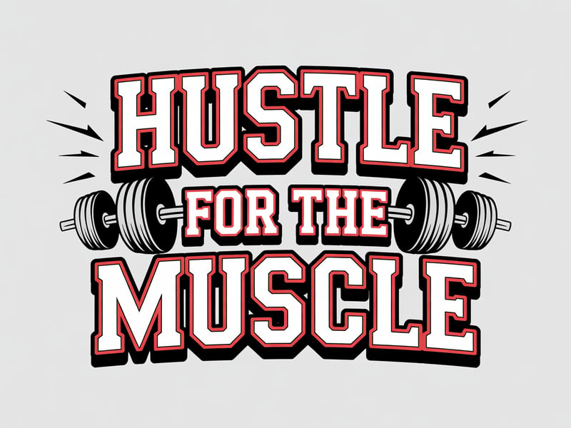 Hustle for the Muscle Retro Design