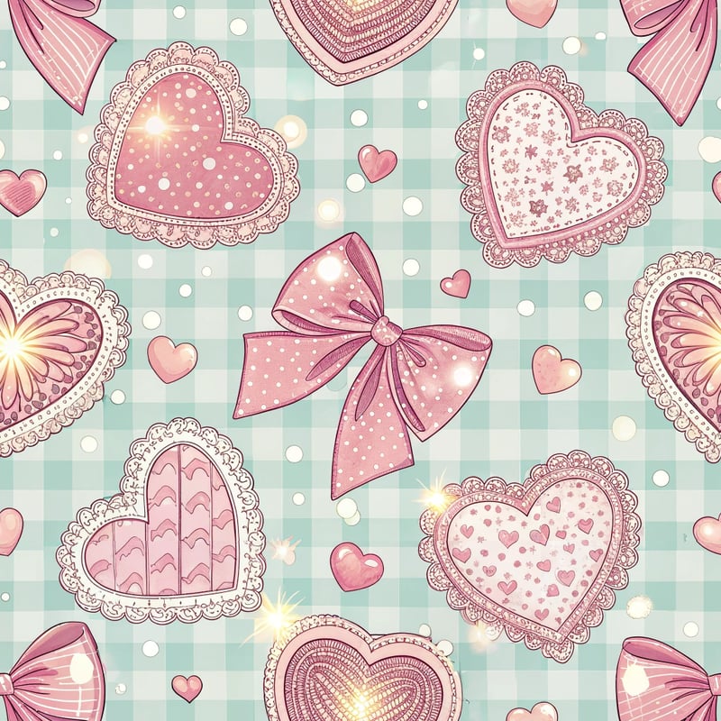 Luminous Candy Coquette Collage