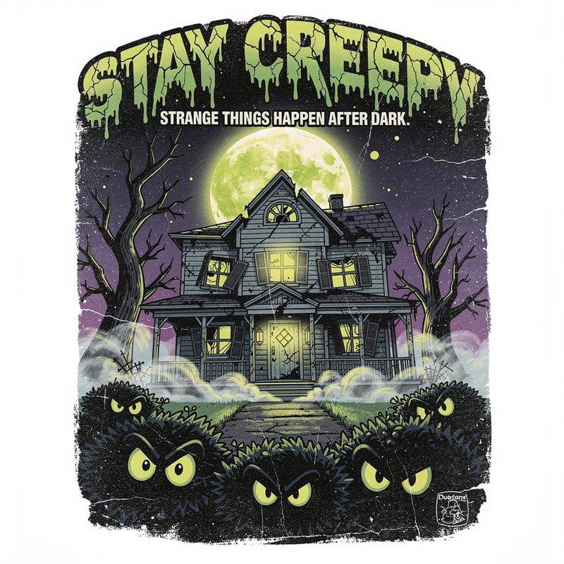 Vintage 1990s Kids Horror T-Shirt Art
