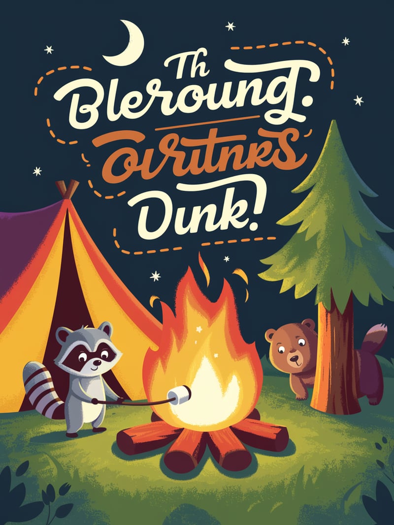 Camping Adventure with Woodland Friends