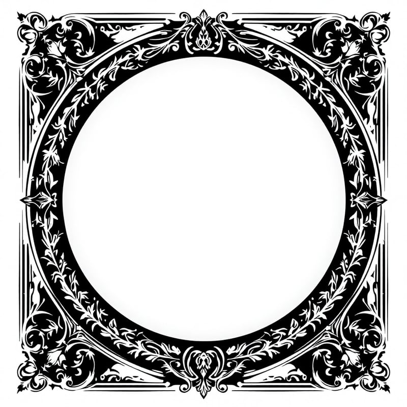 Ornate Scottish Clan Frame Template