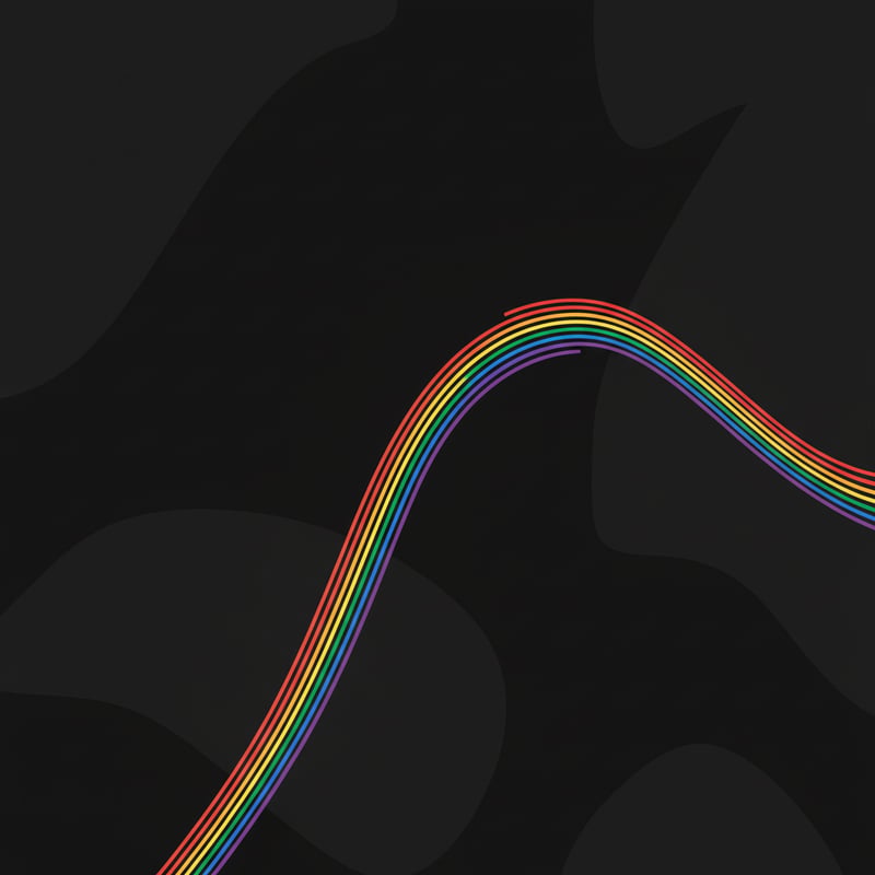 Minimalist LGBTQ+ Pride Tumbler Wrap