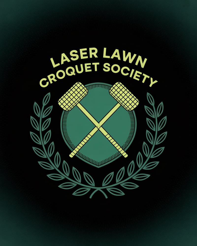 Neon Croquet Society Emblem