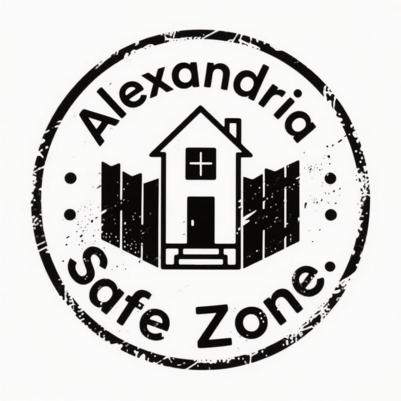 Minimalist Circular Safe Zone Logo