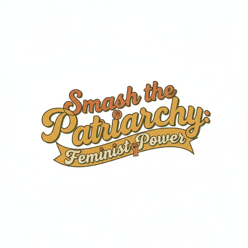 Vintage Feminist Typography Design
