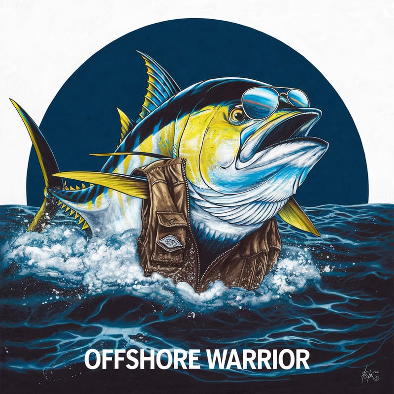 Offshore Warrior: Yellowfin Tuna Art