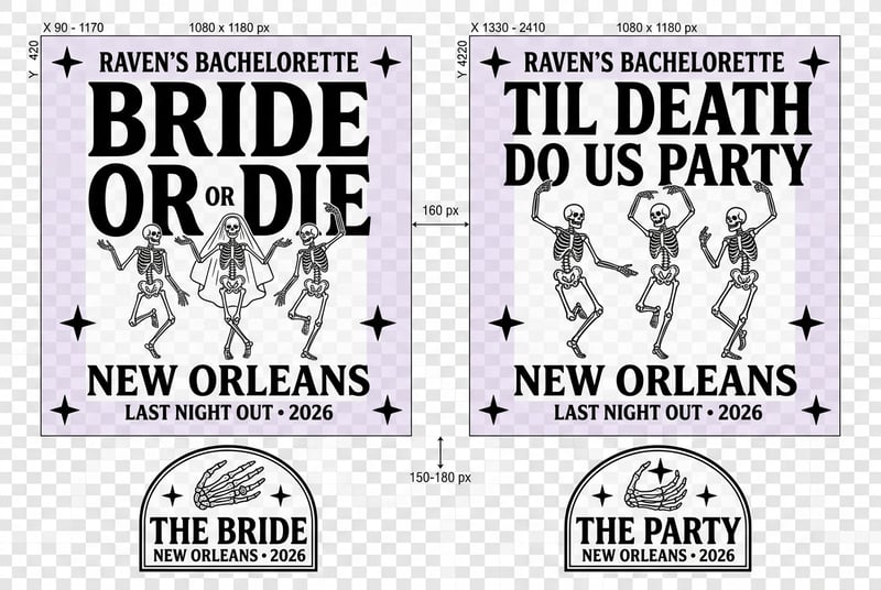 Bride or Die Gothic Tour Merch