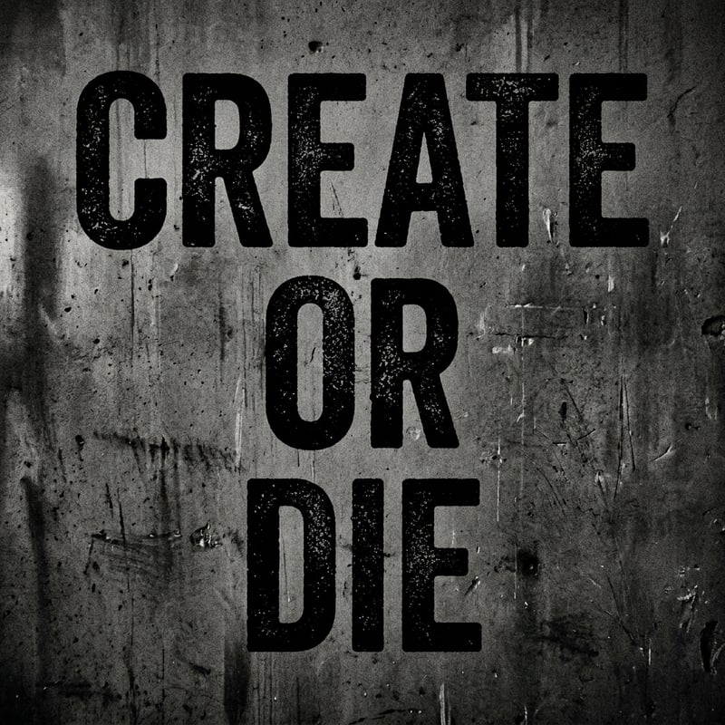 Bold Uppercase Edgy Typography