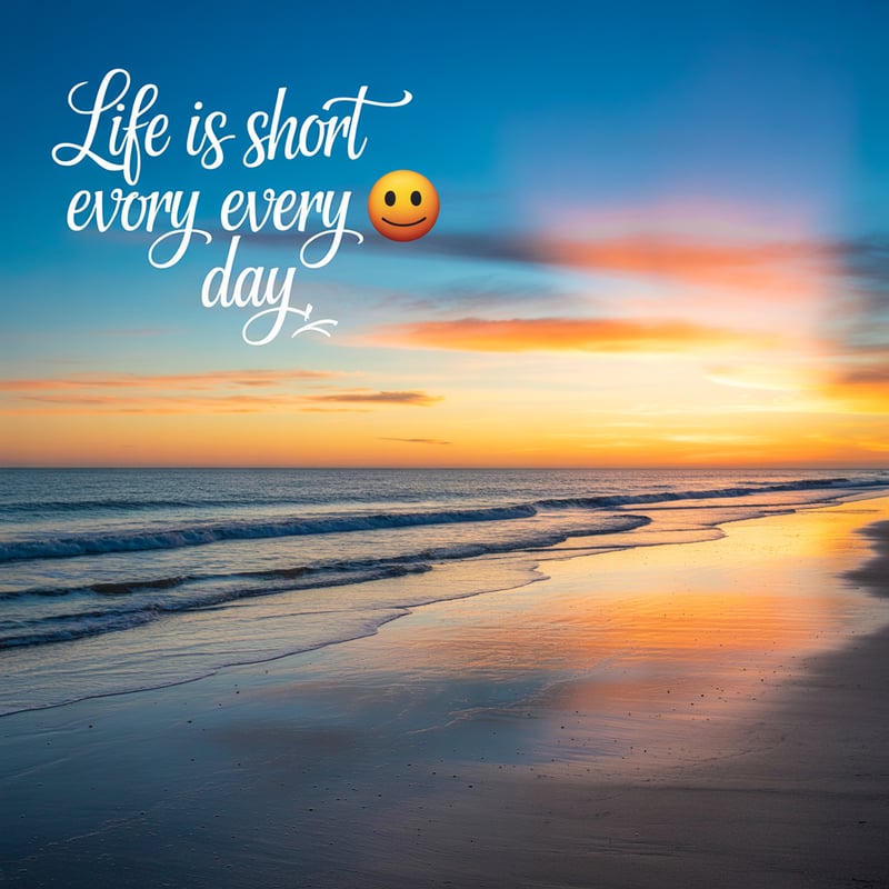 Serene Beach Sunset Wallpaper