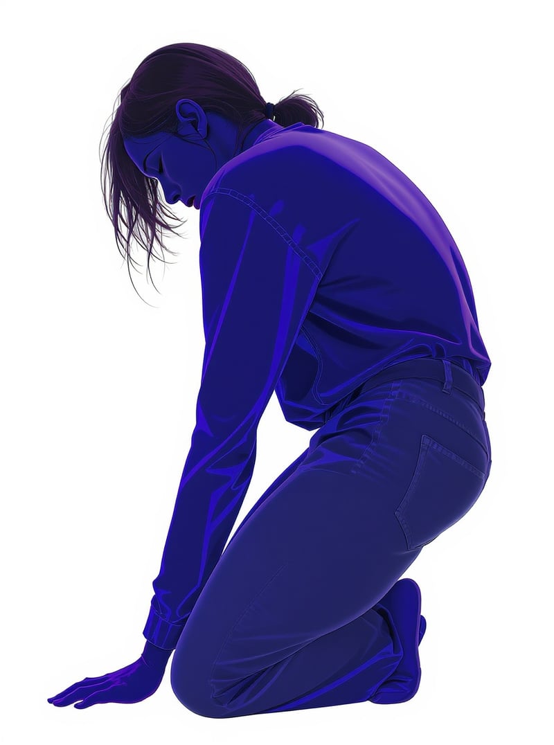 Stylized Digital Pinup Artwork