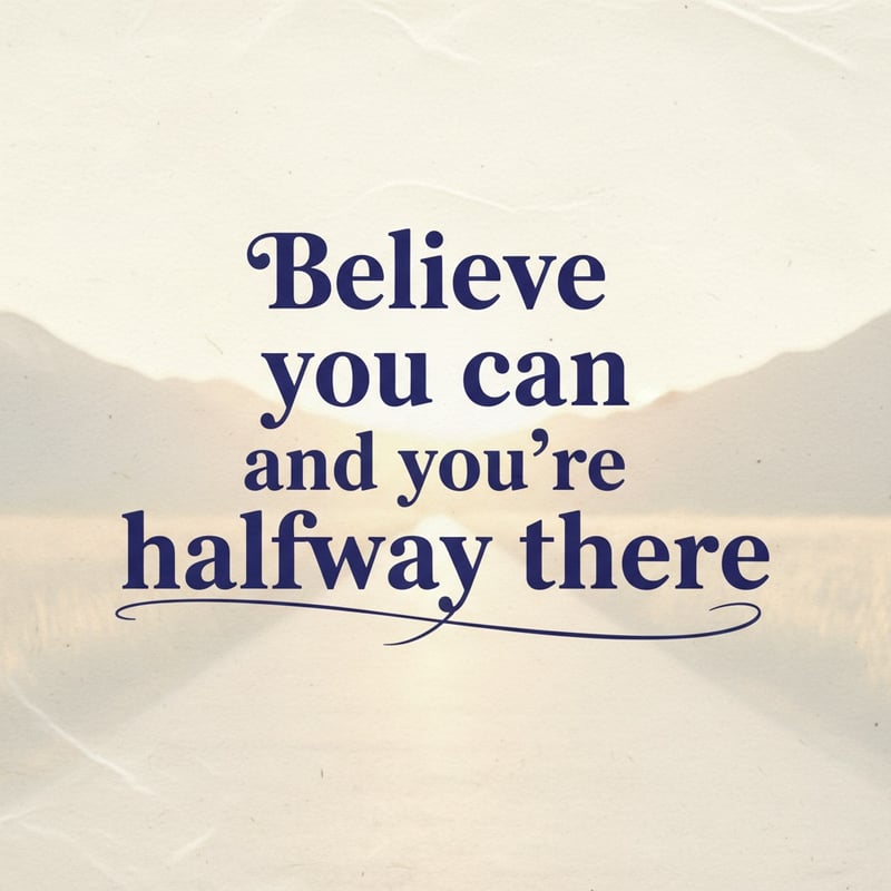 Confident Serif Quote Design