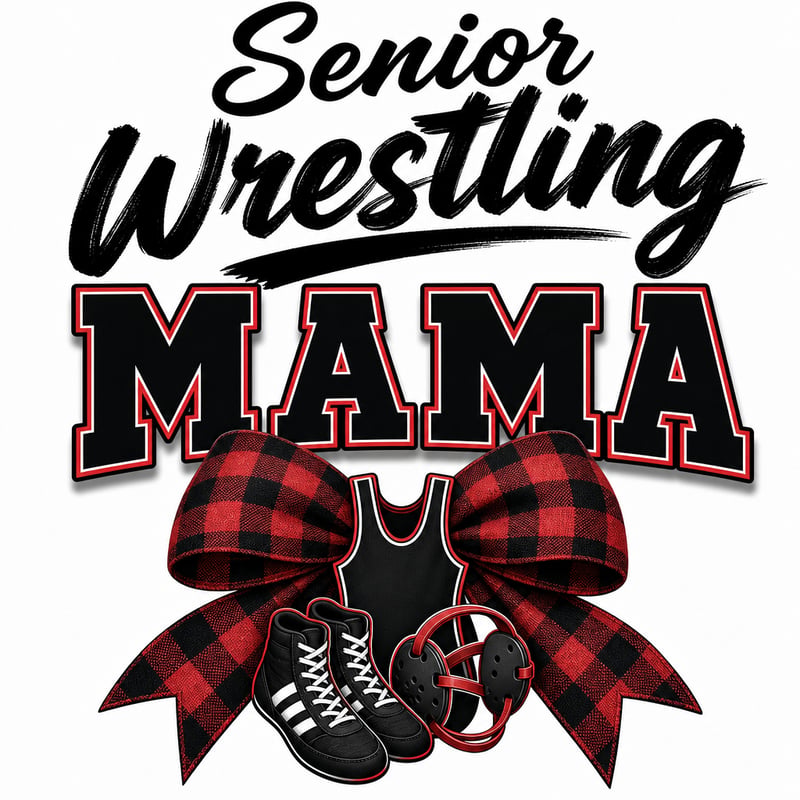 Senior Wrestling Mama Design