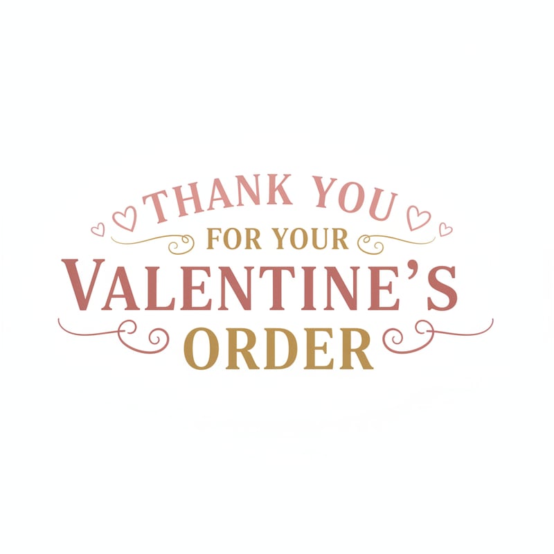 Timeless Valentine Typography Design