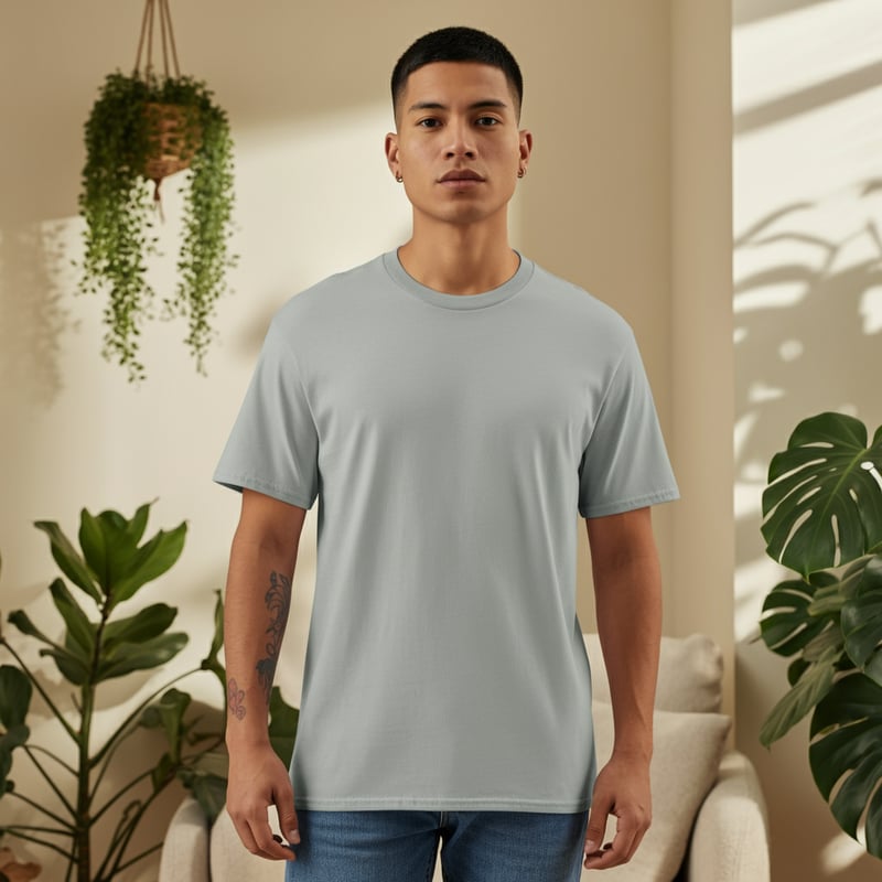 Mockup of Bella + Canvas Unisex T-Shirt
