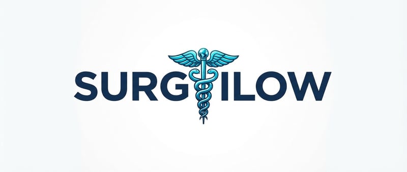 Modern Landscape Logo with Caduceus