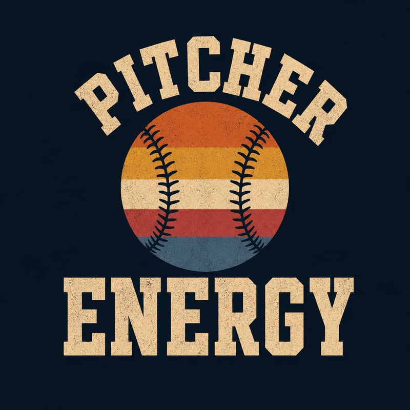 Vintage Sunset Baseball T-Shirt Design