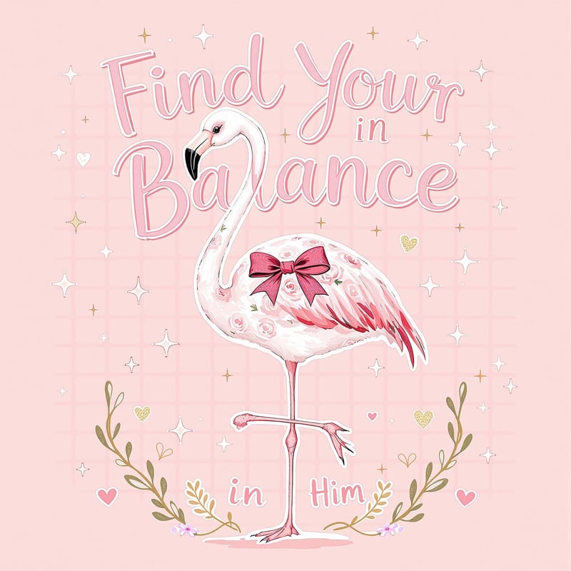 Playful Preppy Faith Illustration