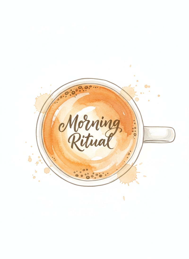 Watercolor Coffee Mug Illustration