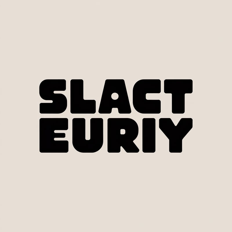 Flat Vector Black Text