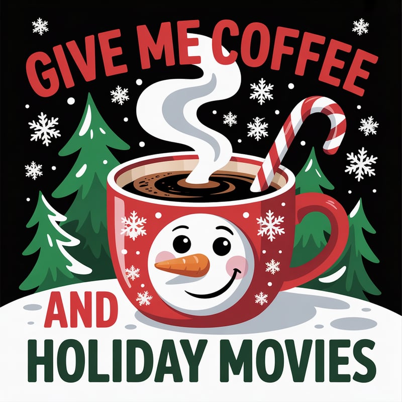 Holiday Coffee Mug Graphic Design