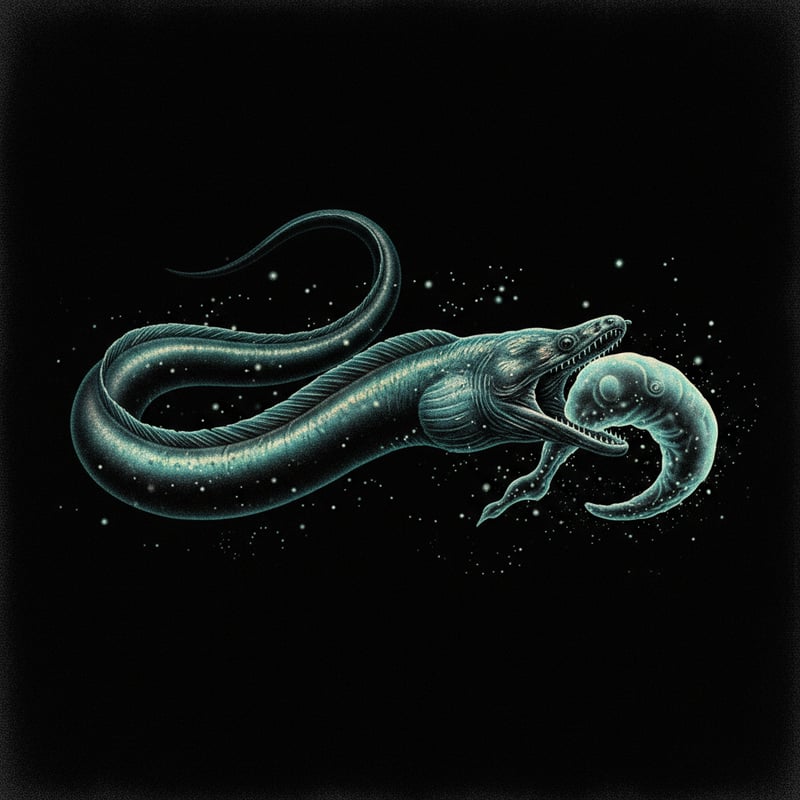 Vintage 1990s Deep-Sea Wildlife Art