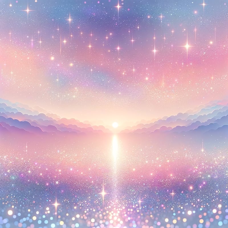 Seamless Glitter Gradient Effect