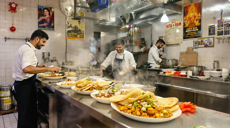 Chole Bhature at Sita Ram Diwan Chand
