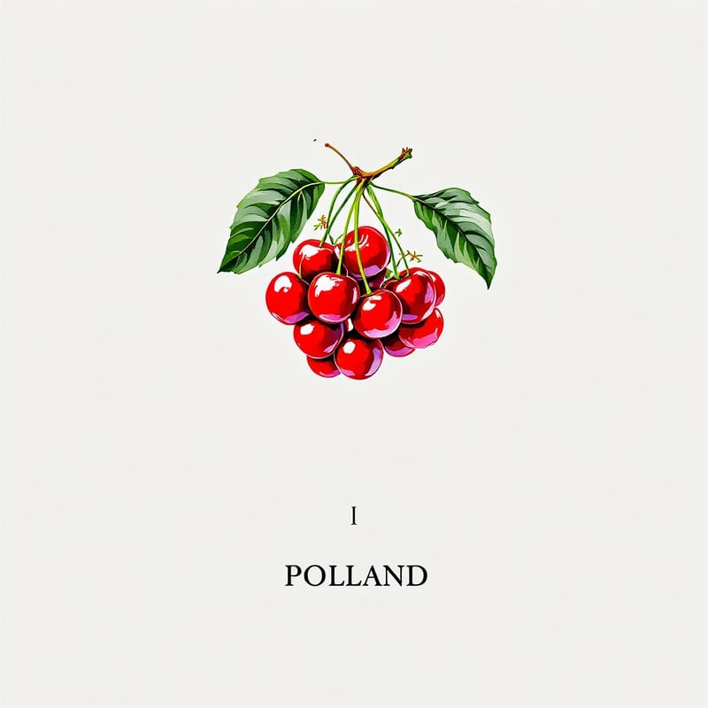 Minimalist Cherry Botanical Design
