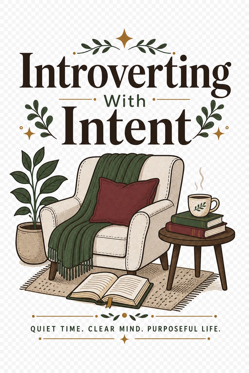 Introverting With Intent Light Shirt Design