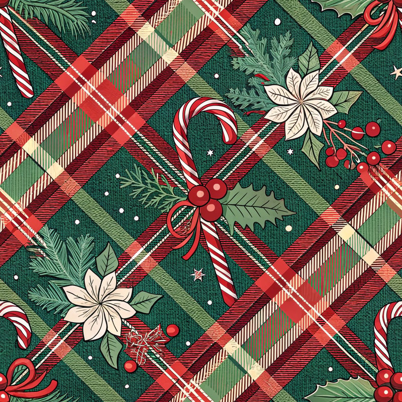 Christmas Tartan Plaid Pattern