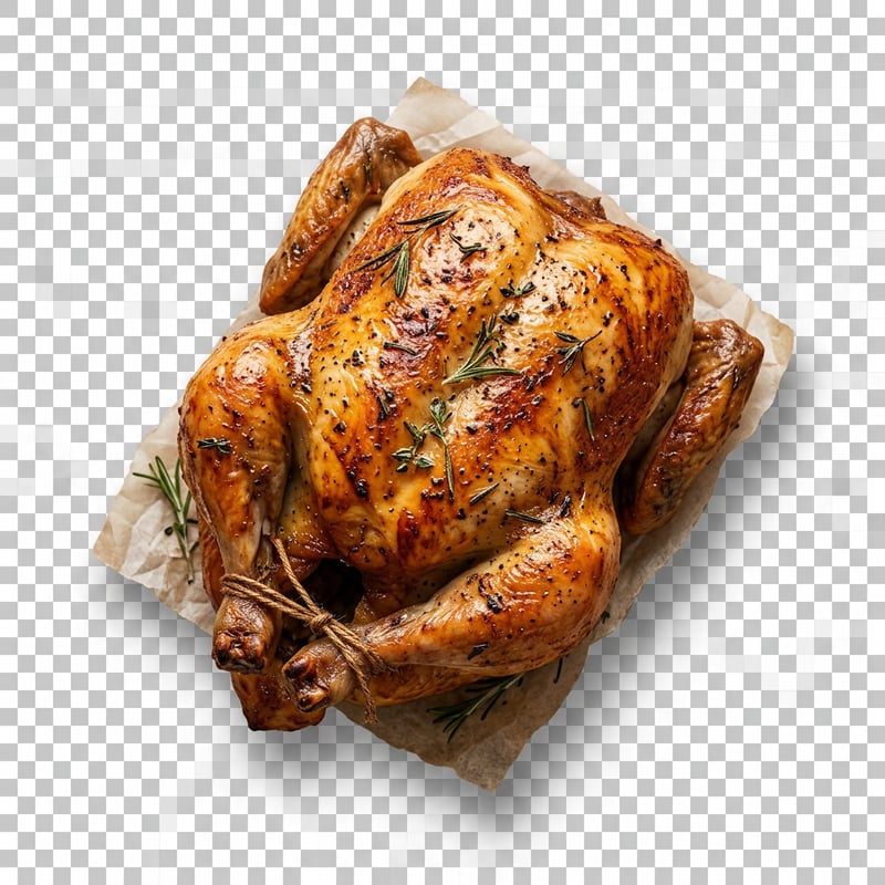Photorealistic Chicken Studio Cutout