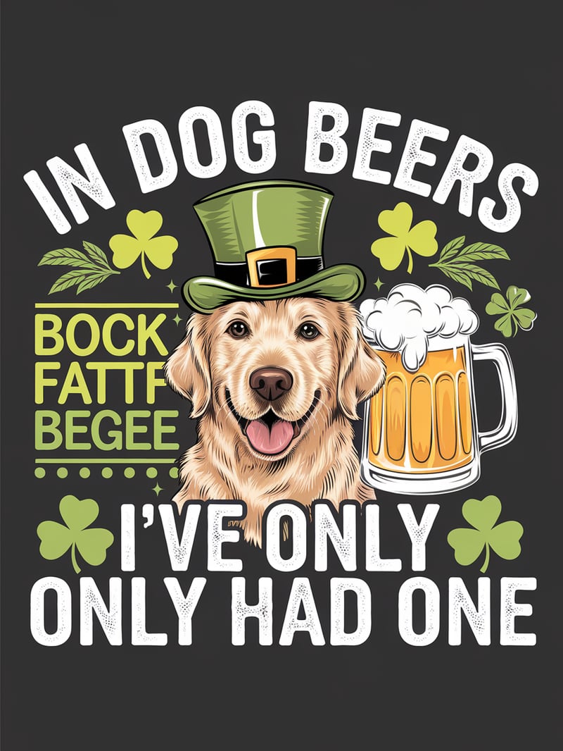 Dog Beers Joke Design
