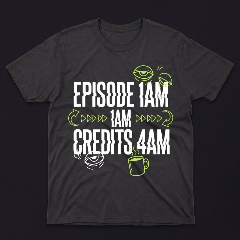 Bold Typographic T-Shirt Design