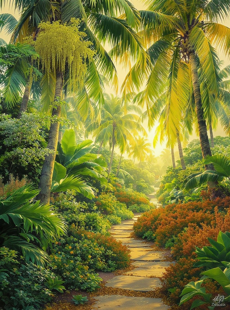 Zanzibar Spice Plantation Art Print