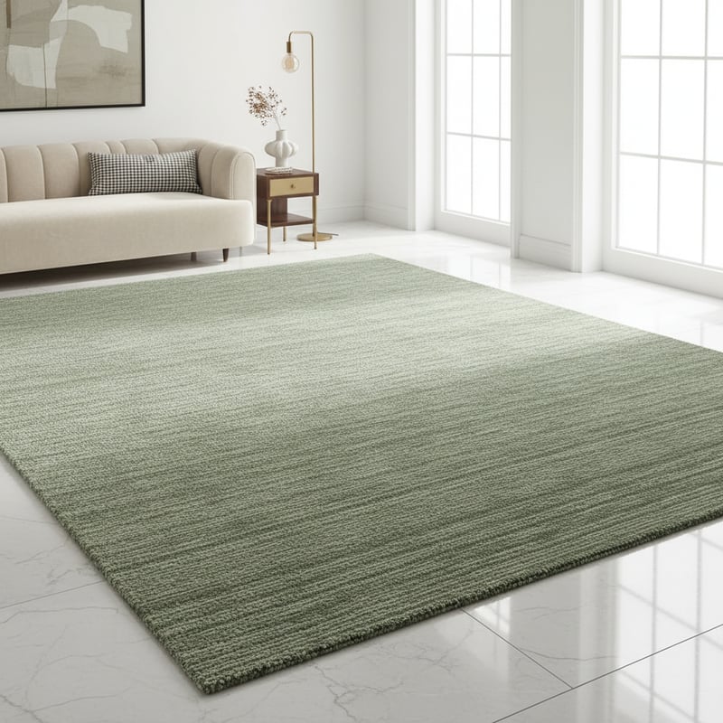 Close-Up Luxury Rectangle Rug Design