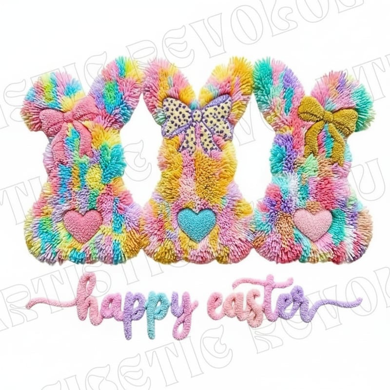 Cute Fluffy Easter Bunny Decorations