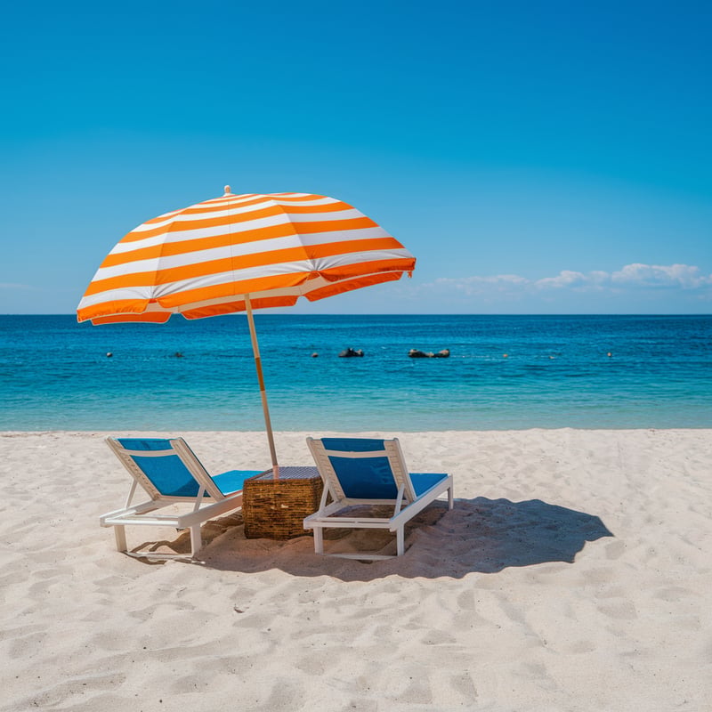 Summer Beach Scene Photo