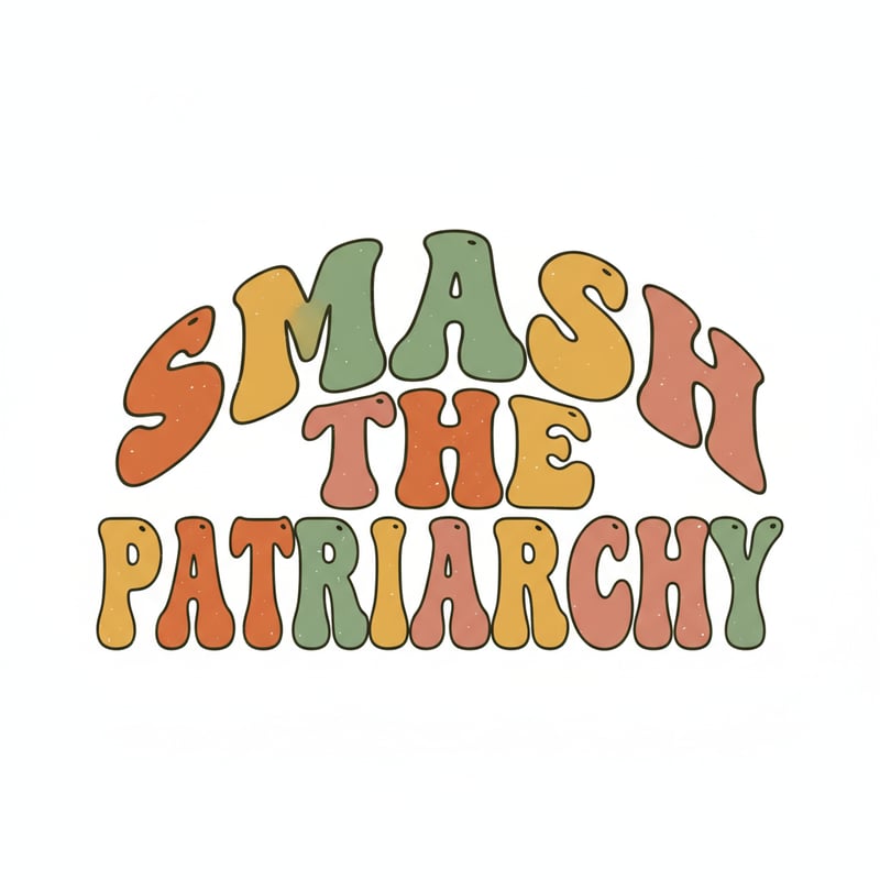 Smash the Patriarchy Typography