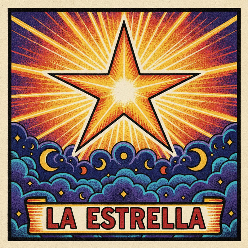 Traditional Mexican Lotería Star