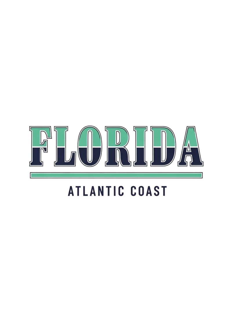 Florida Vintage Typography T-Shirt Design