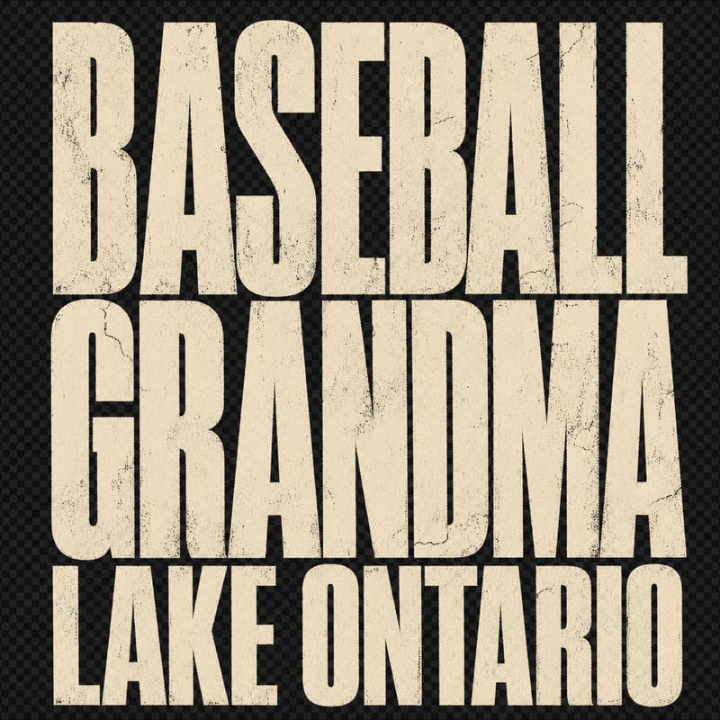 Vintage Baseball Grandma Lake Ontario Tee